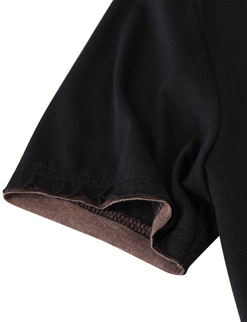 Men's Casual Solid Color Long Sleeve T-shirt