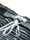 Men's Casual Striped Black Flat Waist Hawaiian Shorts Summer Beach Boardshorts