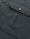 Men's Casual Corduroy Jacket Lapel Solid Sherpa Lined Warm Fall Winter Coat