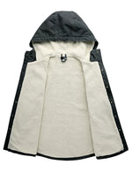 Men's Casual Corduroy Jacket Lapel Solid Sherpa Lined Warm Fall Winter Coat