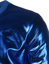 Metallic Gold Shiny Shirts Nightclub Styles Hoodies