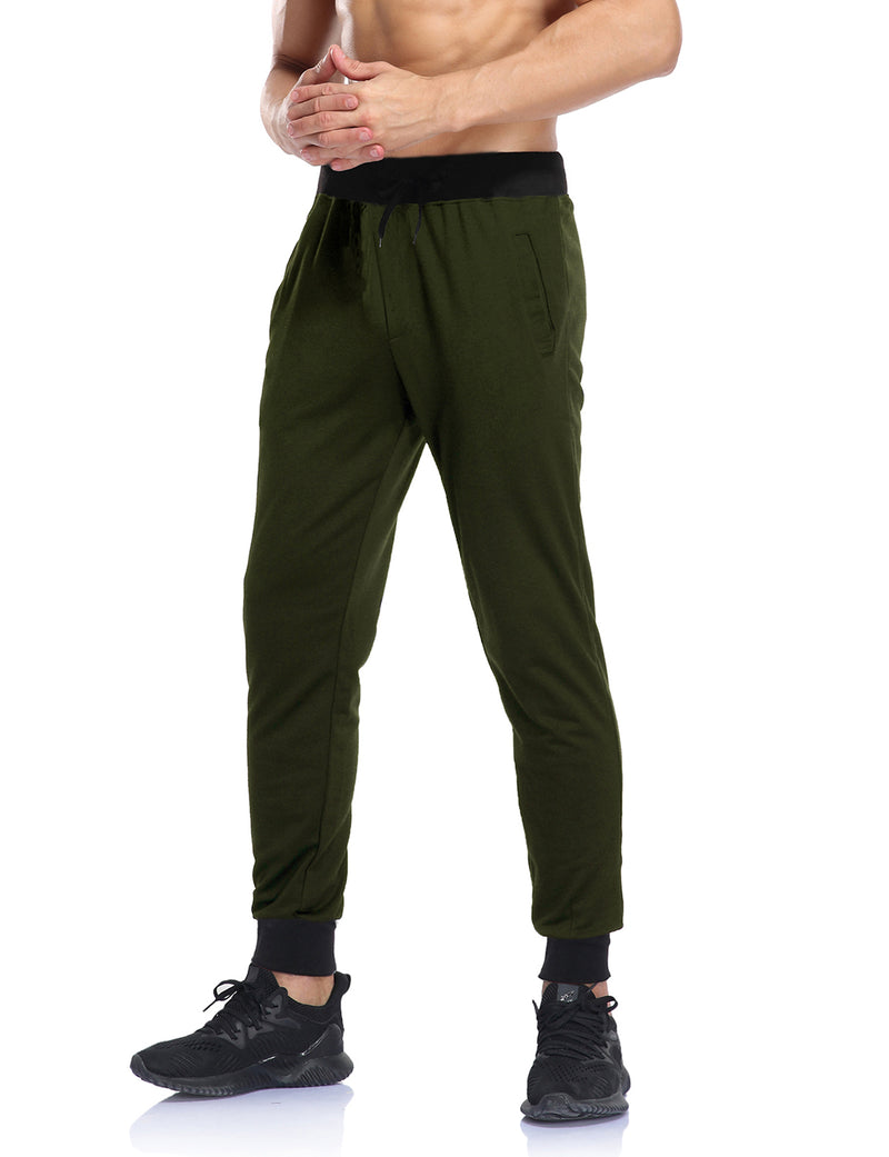 Men's Casual Zipper Pockets Sports Pants