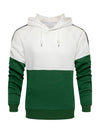 Men's Color Block Outdoor Casual Long Sleeve Pullover Hoodie Sweatshirts