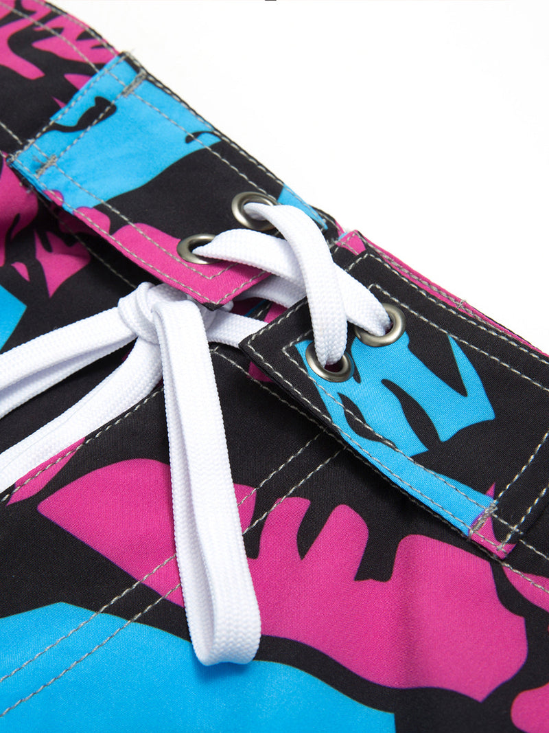 Men's Patchwork Summer Casual Beach Shorts Swimming Trunks