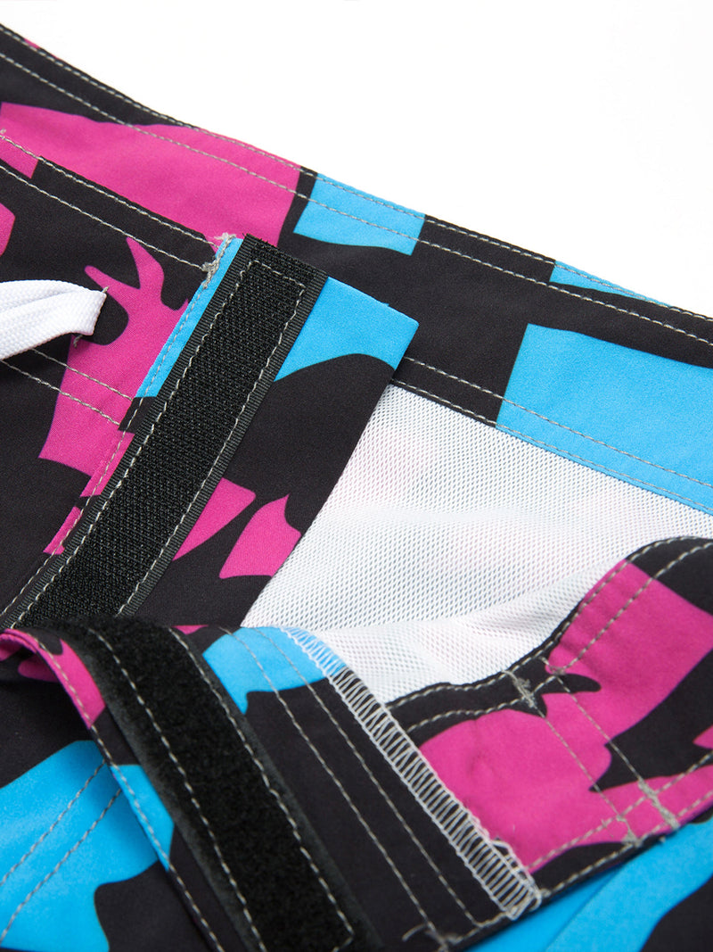 Men's Patchwork Summer Casual Beach Shorts Swimming Trunks