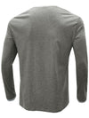Men's Casual Solid Color Crew Neck Long Sleeve Shirt