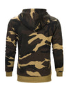 Men's Camo Long Sleeve Pullover Hoodie Fall Winter Sweatshirts