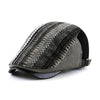 Men's Striped Stitching Casual All-match Cap