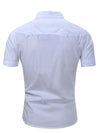 Men's Outdoor Casual Cotton Pocket Short Sleeve Shirt