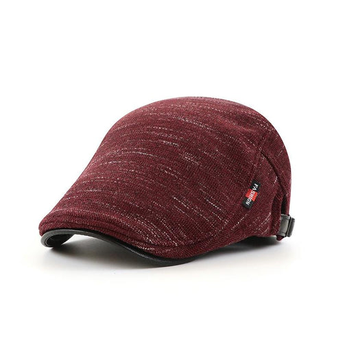 Men's Retro Casual Solid Color Knitted Cap