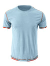 Men's Cotton Solid Color Round Neck Regular Fit Short Sleeve T-Shirt