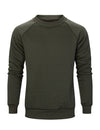 Men's Casual Classic Solid Long Sleeve Fall Winter Sweatshirt