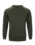 Men's Casual Classic Solid Long Sleeve Fall Winter Sweatshirt