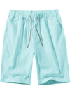 Men's Casual Solid Color Breathable Cotton Shorts