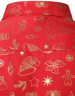 Men's Christmas Print Regular Fit Long Sleeve Shirt