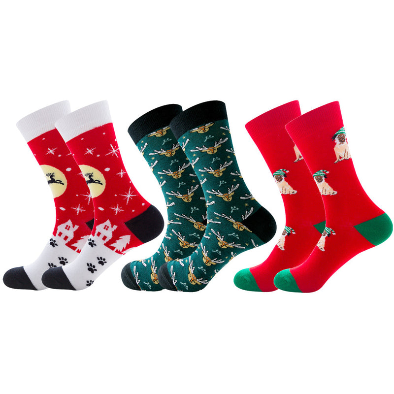 3 Pairs Christmas Festival Party Holiday Xmas Socks