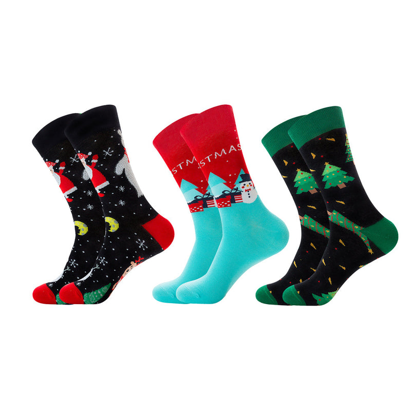 3 Pairs Christmas Festival Party Holiday Xmas Socks