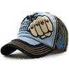 Men's Fashion Letter Rivet Fist Pattern Casual Cap