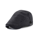 Men's Striped Stitching Casual All-match Cap