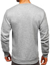 Men's Round Collar Fall Winter Warm Long Sleeve Fleece Sweatshirt