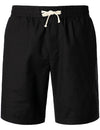 Men's Solid Color Linen Cotton Casual Shorts