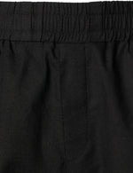 Men's Solid Color Linen Cotton Casual Shorts