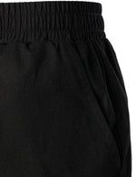 Men's Solid Color Linen Cotton Casual Shorts