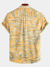Men's Casual Holiday Pocket Rero Shirt