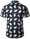 Men's Funny Santa Christmas Vacation Short Sleeve Shirt