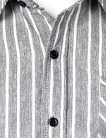Men's Long Sleeve Classic Casual Cotton Striped Shirt