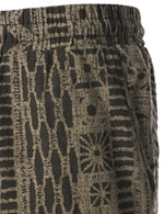Men's Casual Vintage Boho Breathable Cotton Brown Shorts