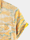 Men's Casual Holiday Pocket Rero Shirt