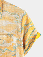 Men's Casual Holiday Pocket Rero Shirt