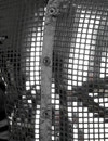 Mens Dress Shirt Silver Sequins Long Sleeve Button Down Disco Shirt Party Costume