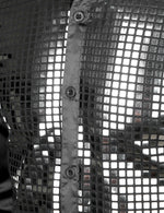 Mens Dress Shirt Silver Sequins Long Sleeve Button Down Disco Shirt Party Costume