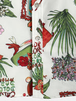 Men's Short Sleeve Floral Tropical Hawaiian Shirt