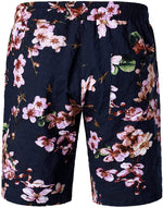 Men's Flower Print Hawaiian Shirt & Shorts Set