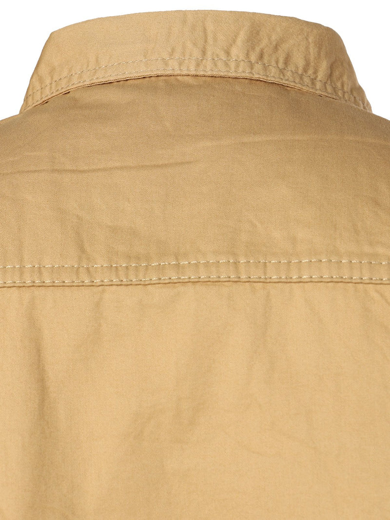 Men's Cotton Lapel Outdoor Casual Long Sleeve Shirt
