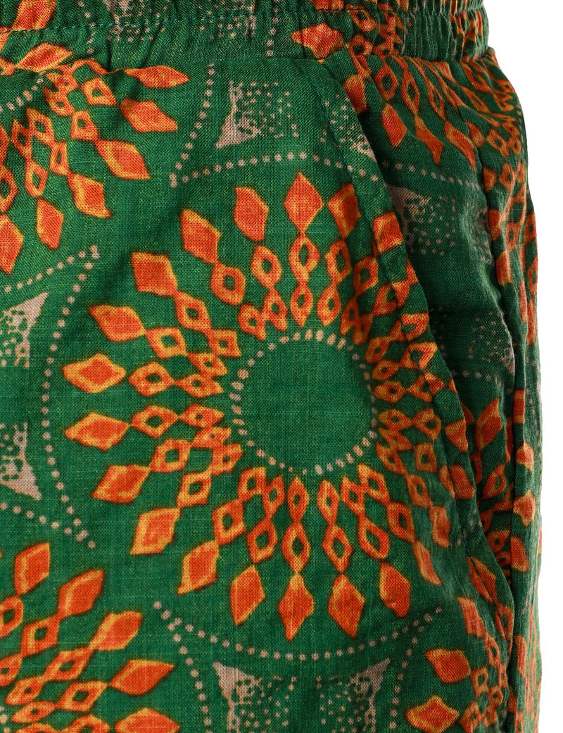 Men's Flower Casual Button Down Hawaiian Shirts&Shorts