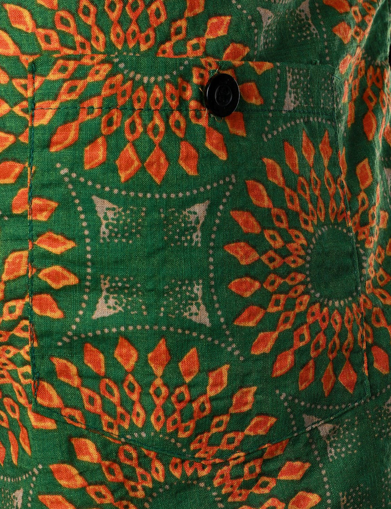 Men's Flower Casual Button Down Hawaiian Shirts&Shorts