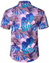 Men's Casual Leopard Hawaiian Shirt & Shorts Set