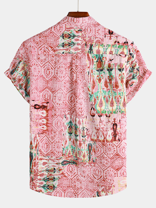 Men's Casual Holiday Pocket Hawaiian Shirt