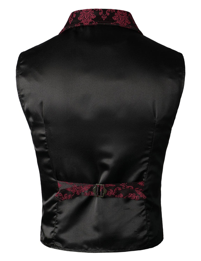 Mens Victorian Suit Vest Steampunk Gothic Waistcoat