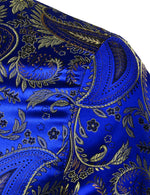 Men's Vintage Embroidered Satin Flight Bomber Jacket Coat