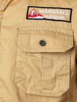 Men's Cotton Lapel Outdoor Casual Long Sleeve Shirt