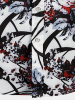 Men's Floral Short Sleeve Casual Shirt
