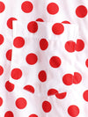 Men's Polka Dots Cotton Pocket Casual Short Sleeve Shirt