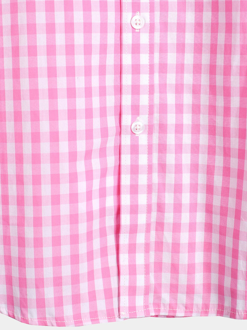 Men's Cotton Long Sleeve Plaid Casual Shirt