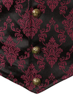 Mens Victorian Suit Vest Steampunk Gothic Waistcoat