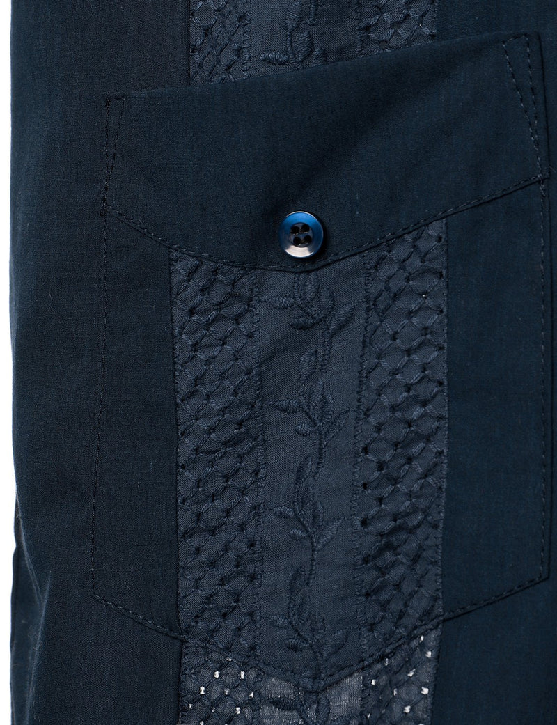 Men's Short Sleeve Button Down Cuban Guayabera Shirts Casual Suits